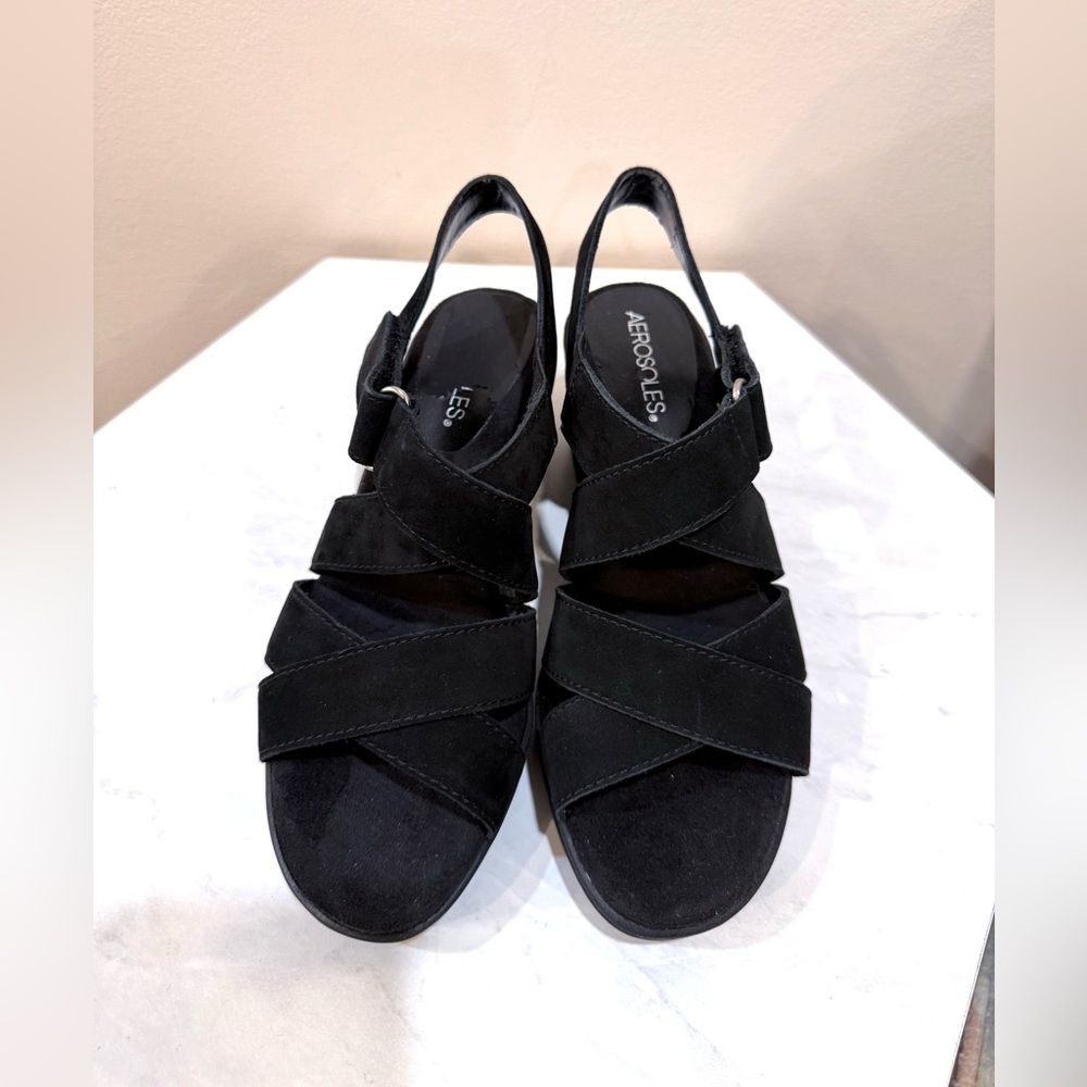 🔥Aerosoles Women’s Black Casual Slip-On Shoes Suze 6.5 EC🔥 - Picture 2 of 5